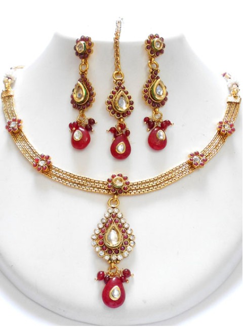 Polki Necklace Set